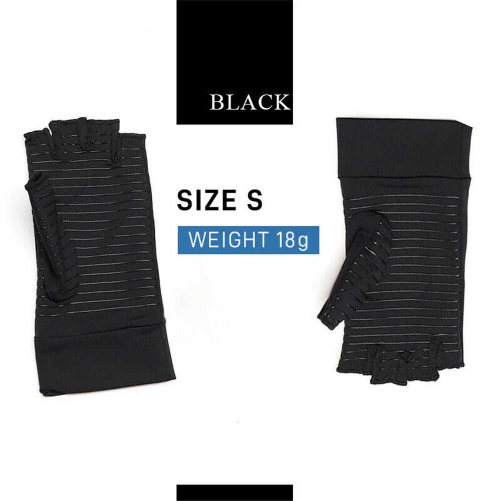 Hand Wrist Brace Finger Pain Relief Gloves Support Compression Copper Arthritis Gloves