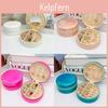 Jewelry Storage Box Round Portable Pu Leather With Laser Pattern For Gift And Organization