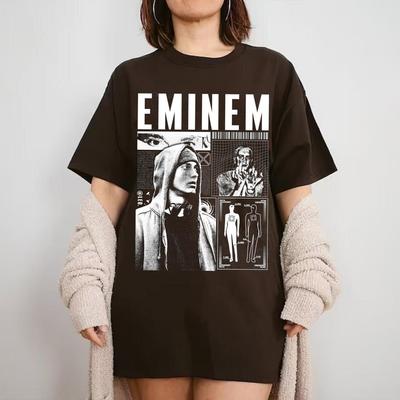 Eminem Rap Marškinėliai Unisex S-3XL, Slim Shady Marškinėliai, Dovana Gerbėjui, Hip Hop Marškinėliai.