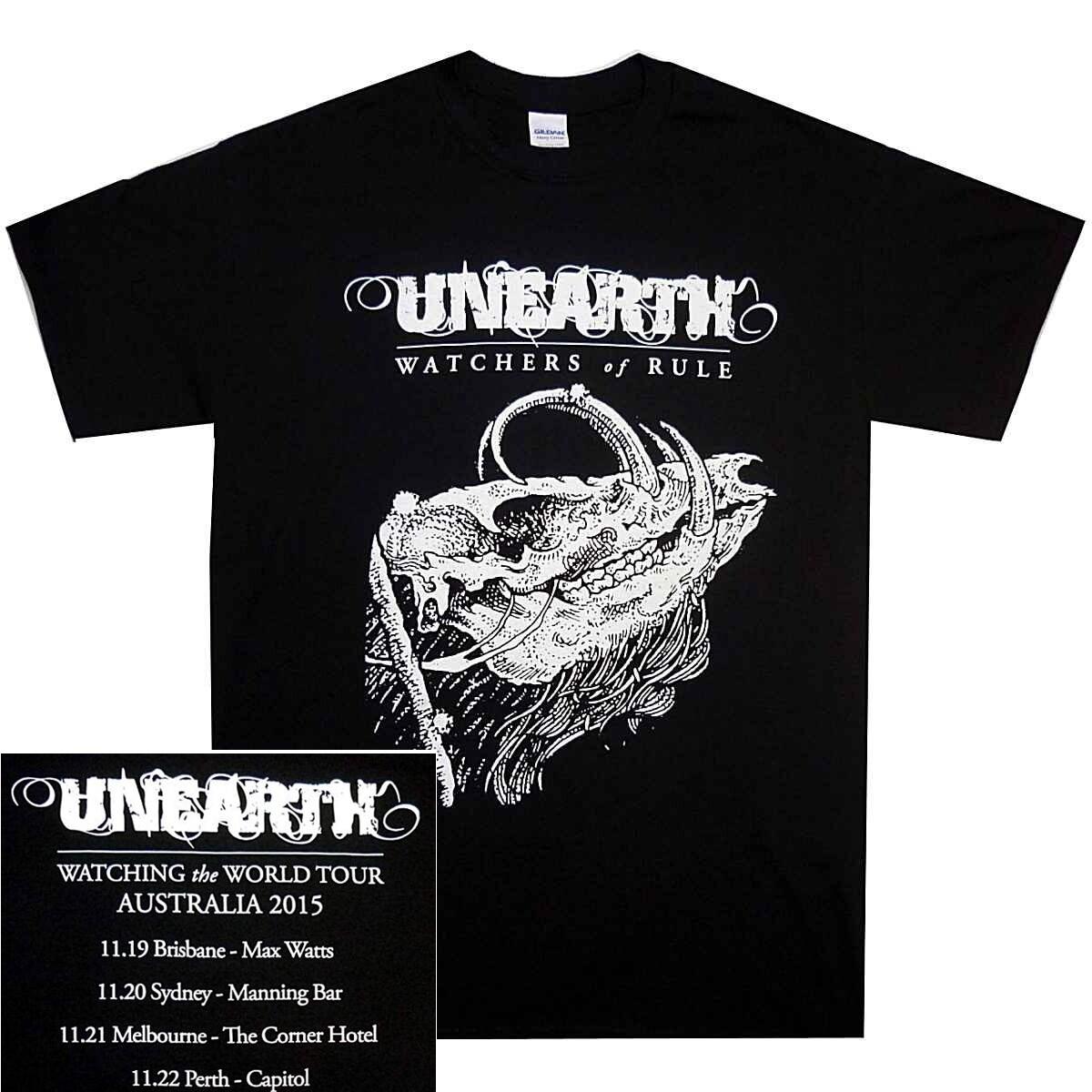 Unearth Watching The World Australian Tour Shirt XXXXL