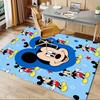 Office Rug Mickey Mouse, Cartoon Theme 3D Printed Anti-Slip Rug-Machine Washable for Living Room
