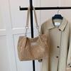 Large Capacity Corduroy Chain Underarm Tote Bagtrendy Women'S Shoulder Bag Commuter Bag