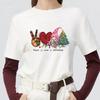 Clothes Sticker Iron On Patch Christmas Style Colorful Clear Letter Print Great Stickiness Anti-slip DIY Heat Transfer Heat Press Hoodies Sticker