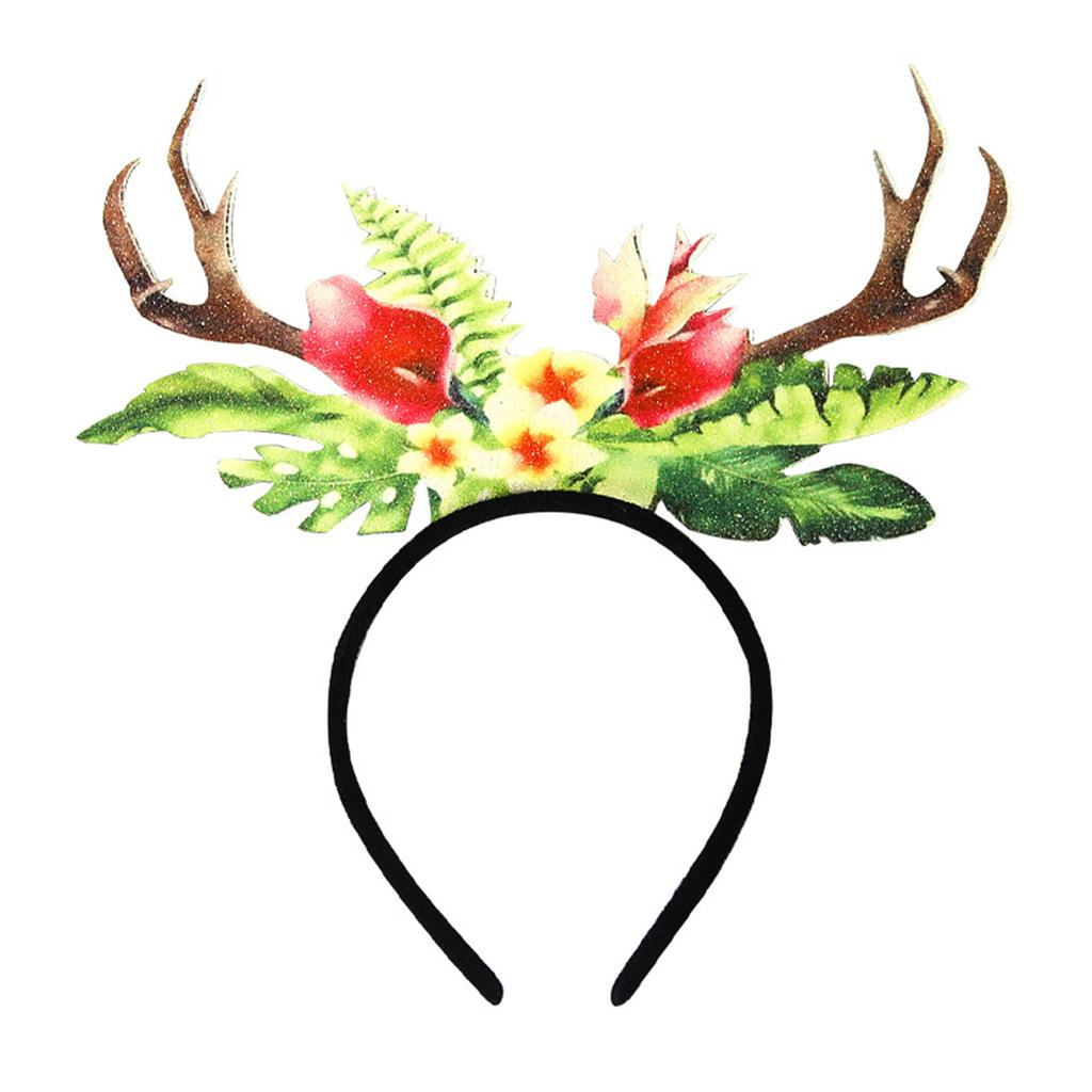 Headdress Luau Headwear for Tropical Hawaii Party for Stall Market Summer Headband Luau Headwear Selfie Props