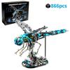 High-Standard Moc Superior-Grade Creative High-Standard Dragonfly First-Class Mechanical Construction-Kit Construction Superior-Grade Block