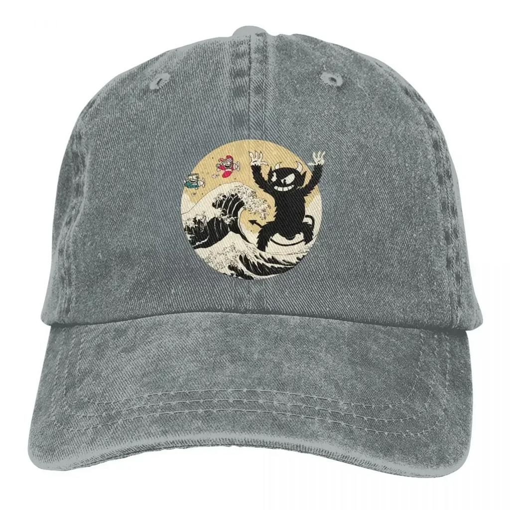 Flood Devil Baseball Cap Men Hats Women Visor Protection Snapback Cuphead Caps