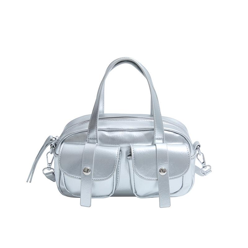 Fashion Versatile Korean Version Bowling Bag 2025 New Shoulder Messenger Bag Foreign Style Niche Design Personalized Pillow Bag