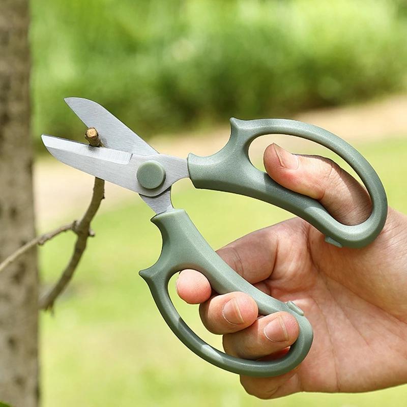 Multifunctional Garden Scissors Household Flower Pruning Branch Gardening Pick Fruit Cutting Shears Scissors Pruning Tools