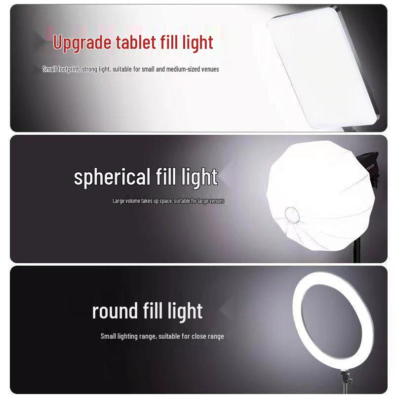 Professional LED Studio Light for Live Streaming & Photography