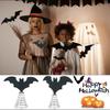 Bat Ornaments Halloween Party Supplies Halloween Bat Tree Toppers Easy Setup For Home Store Displays Decorations