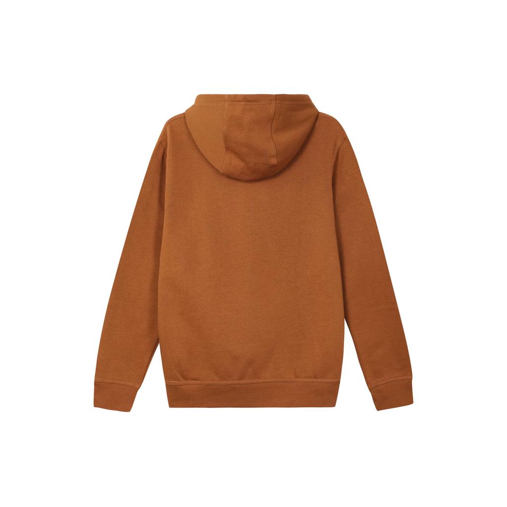 Nike Club Swoosh Small Logo Solid Color Drawstring Hoodie Pullover Men Sweatshirt Tan 916271-290