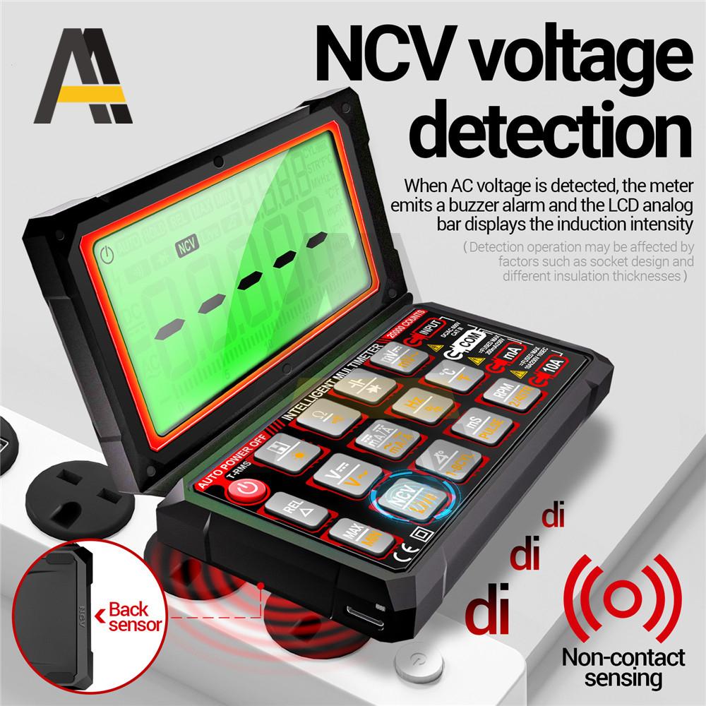 ANENG Car Digital Multimeter 20000 Counts Auto AC/DC Voltage Tester Capacitance Repair NCV Induction Pulse Width Test Tools