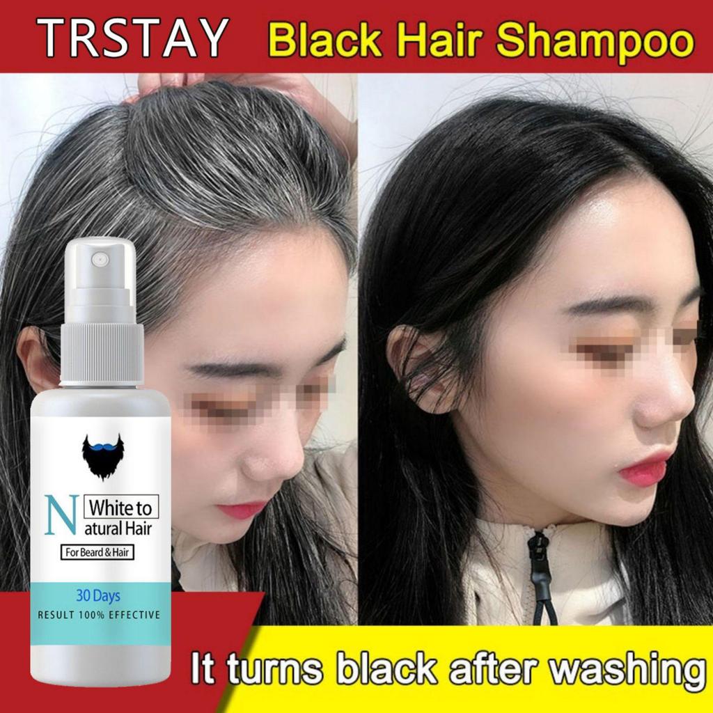 Polygonum Multiflorum shampooing noircissant cheveux blancs soin cheveux blancs teints cheveux noirs shampooing Essence végétale