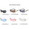 Polarized Light Glasses Rimless Punk Sunglasses Women Men Technological Sence Brand Sun Glasses Outdoor Lady Man Glasses UV400