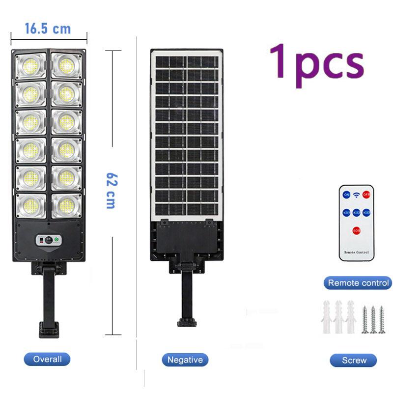 

Powerful Solar Lights Outdoor Super Bright Solar Street Light 720 LED Solar Wall Lamp Solar Spotlight for Garage Garden Yard