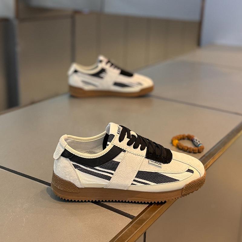 Summer breathable men's shoes casual versatile daily fashion high sense color matching comfortable trendy shoes