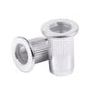A74E-M5 Aluminium Threaded Rivnuts Flat Head Rivet Nuts Nutserts 300Pcs
