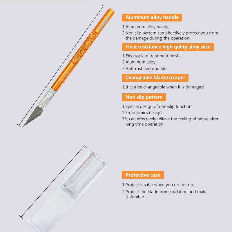 12 buc./lot cuțit pentru sculptură în lemn, brici, artizanat din piele, gravură, bisturiu, artă, cuțite pentru hobby, bricolaj, tăiere, PCB, pentru îndepărtarea lipiciului, instrument de reparare