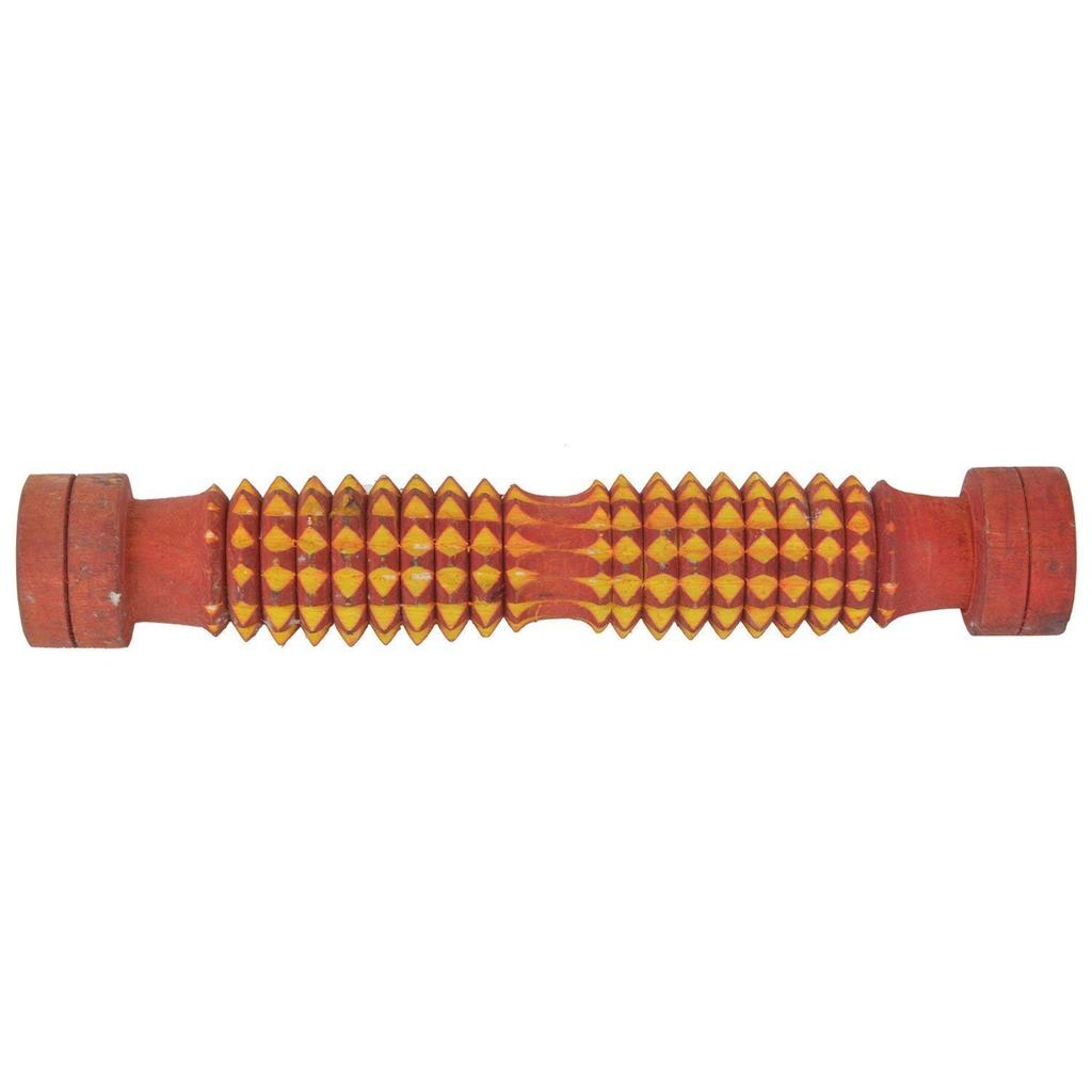 AHCS Acupressure Foot Roller With Karela Wooden Massager (Multicolor) (Foot Roller Cut 1 + Karela 1)