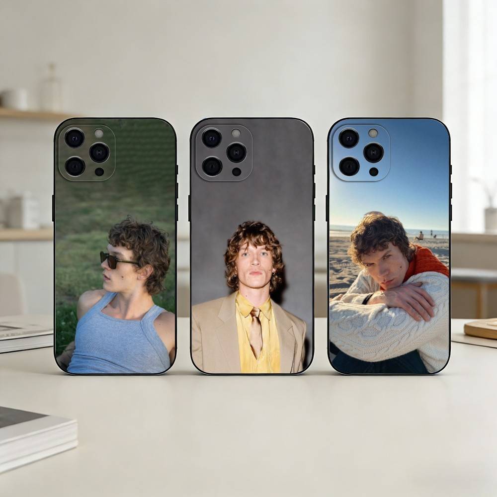 C-charismatic connor storrie Phone Case For iPhone 17,16,15,14,13,12,11 Plus,Pro Max,SE4Soft Silicone Black Cover