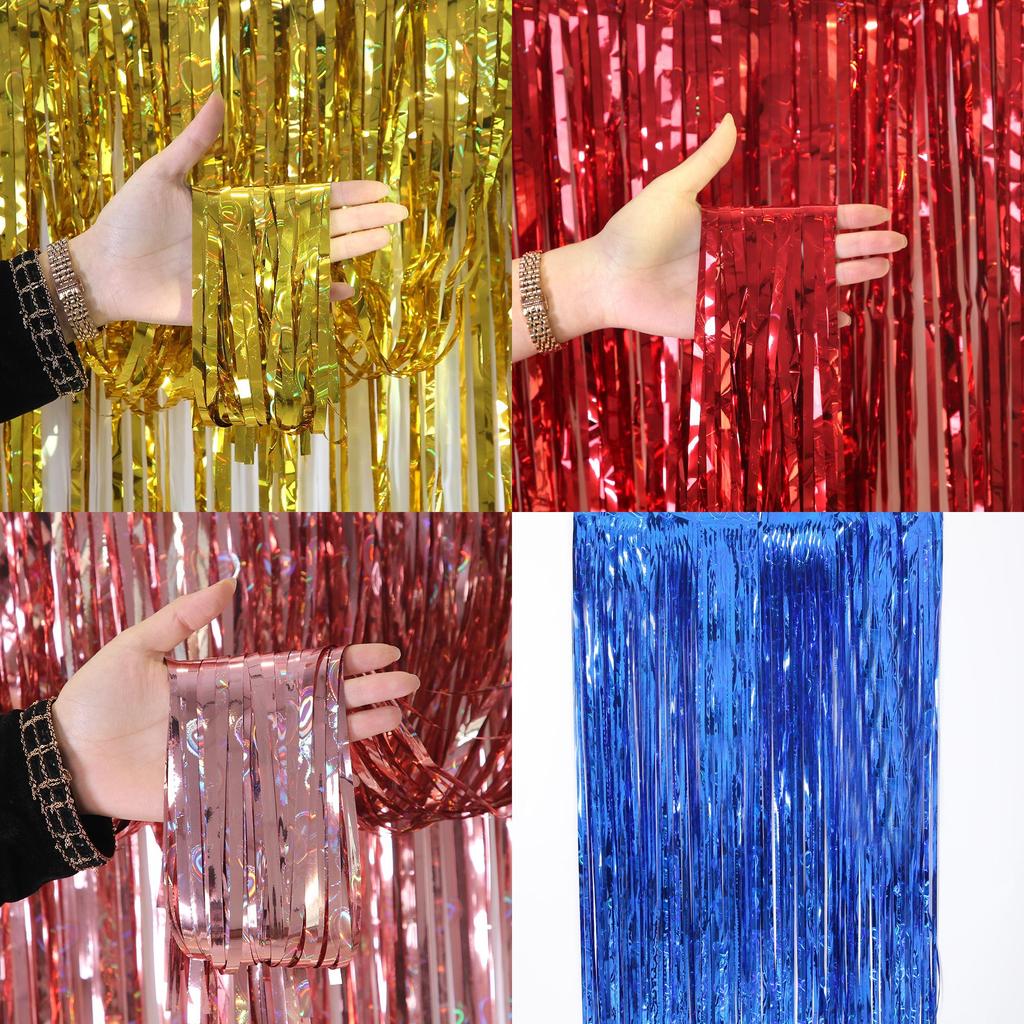 Fantastisk Hjärtformad 2 Meter Regnsilkesgardin För Romantiska Bröllopsdekorationer