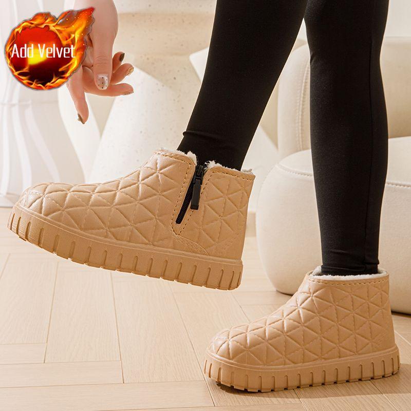 Winter Waterproof Plush Platform Ladies Shoes Warm Non Slip High Quality Ankle Goth 2025 Novelty Y2k Hot Sale Women's Snow Boots