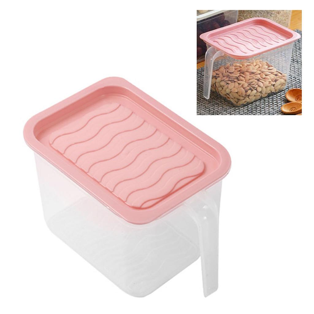 Kühlschrank Aufbewahrungsbox mit Griff Lebensmittel Frischhalte Schublade Typ Multifunktional Platzsparend Rechteckig Kühlschrank