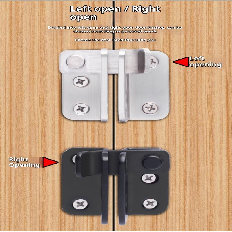 Neuer Verdickter Diebstahlsicherer Türschlossriegel Edelstahl Sicherheits-Türriegel Vorhängeschloss Schrank Hängebolzen Heim Möbelbeschläge