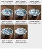 Blue and White Porcelain High Foot Dessert Plate Creative Ceramic Fruit Tray for Tea Room Dry Nuts Snacks Serving Tray