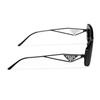 Prada Logo Rectangular Sunglasses Women Sunglasses Black 0PR14YS1AB5S0