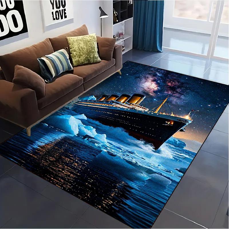Titanic Carpet Rug for Living Room Bedroom Home Sofa Decoration,Kids play Non-slip Floor Mat