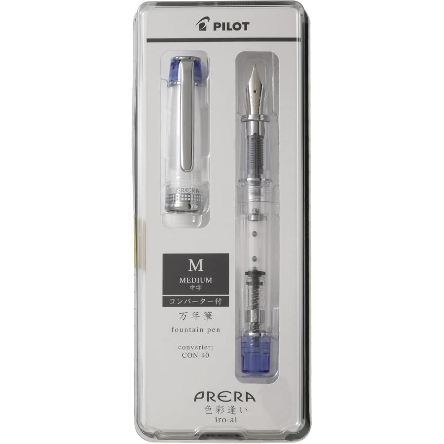 

Pilot Prera Iro-Ai Fountain Pen transparent Blue Medium Nib P-FPR-1-TL-M