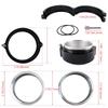 High quality Exhaust V-band Clamp Quick Release HD Clamp Aluminium For 2.5" OD Turbo / Intercooler Pipe Black/Red/Blue