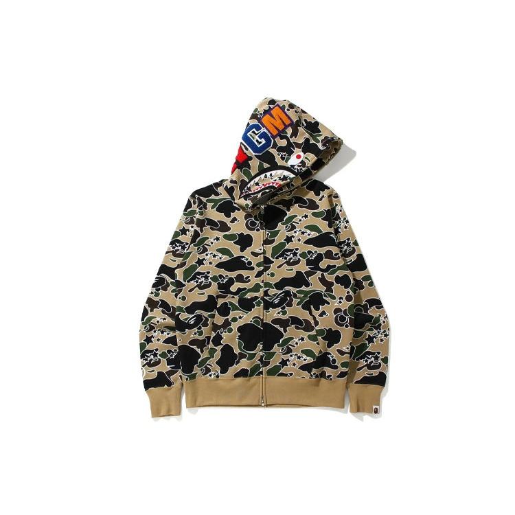 Bape Sta Camo Shark Zip Men's 1H80-115-004