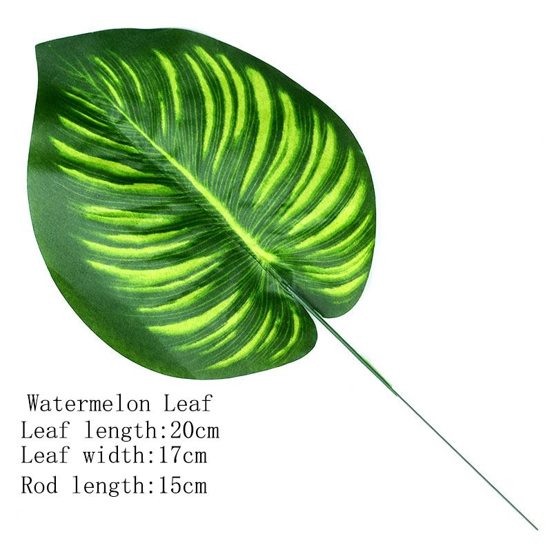 

Simulated Turtle Leaf Green Leaf Plant Banana Leaf Wedding Decoration Home Accessories Photo Props Plastic Big Green Leaf