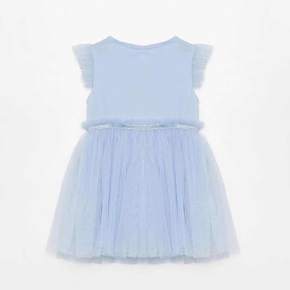Schönes Prinzessinnen-Netzkleid für Mädchen Kleinkind Mädchen Sommerkleid Kinder Mädchen Partykostüm