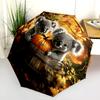 Fantasia koala, ombrello pieghevole automatico, design portatile e pieghevole, 8 stecche, un regalo di Natale o di compleanno.