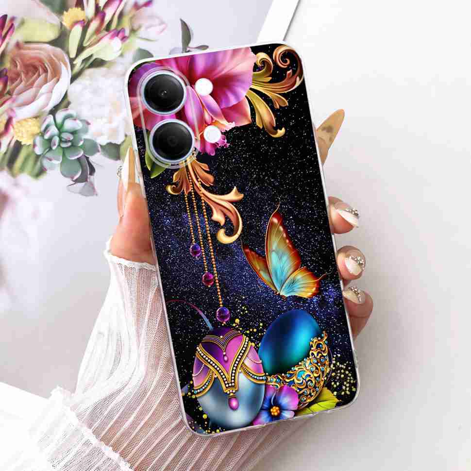 For vivo Y05 4G 6.74" Case Simple Cute Cartoon Cat Rabbit Silicone TPU Back Cover For Vivo y05 VIVO Y 05 4G Phone Cases Bumper