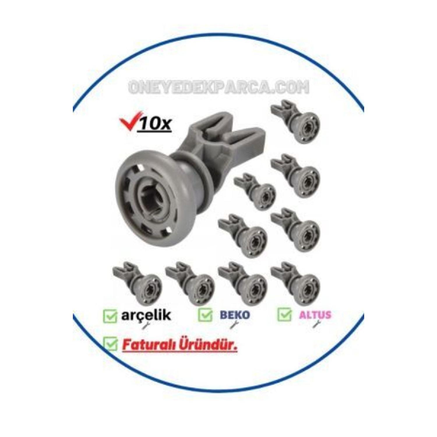 

D1 3001 Dishwasher Rail Wheel Upper Basket Wheel Set серый