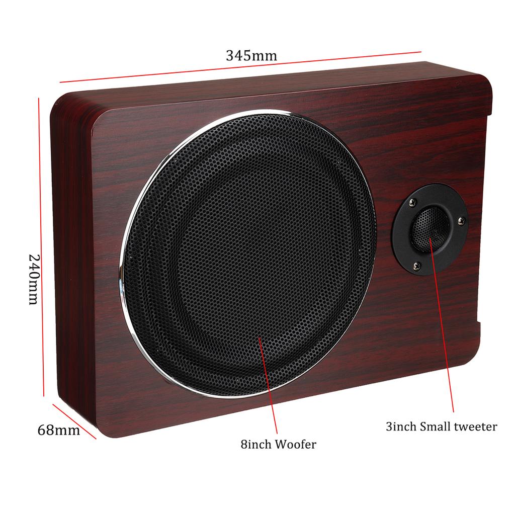 Car Active Amp Subwoofer Bass Sub Box 