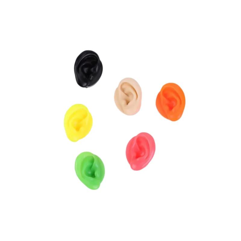 5D Silicone Simulated Artificial Ear Model Ear Stud Piercing Piercing Piercing Teaching Hearing Aid Acupuncture Practice Prop
