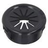 200Pcs Cable Grommets Stable Fixation Fire Resistant Pa66 Insulated Buckle Type Cord Wire Hole Cover Black Inner Hole