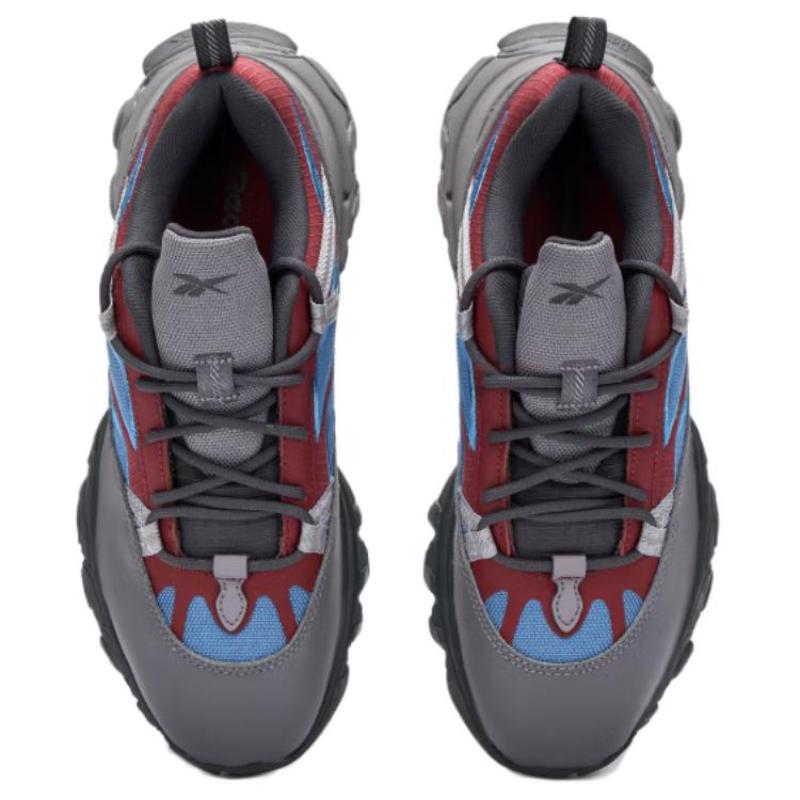 Reebok Dmx Trail Shadow 'Cloud Grey Burgundy Steel Blue' Sneakers IE2154