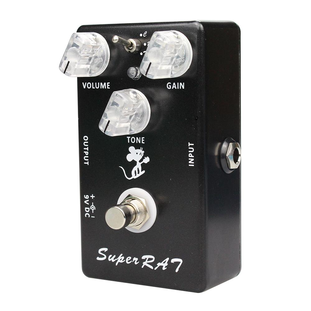 

Mosky Super RAT Guitar Effect Pedal, Distortion/Boost/Preamp, Hand-Made 3 Mode Classic Rat Distortion for Guitar/Bass True Bypas