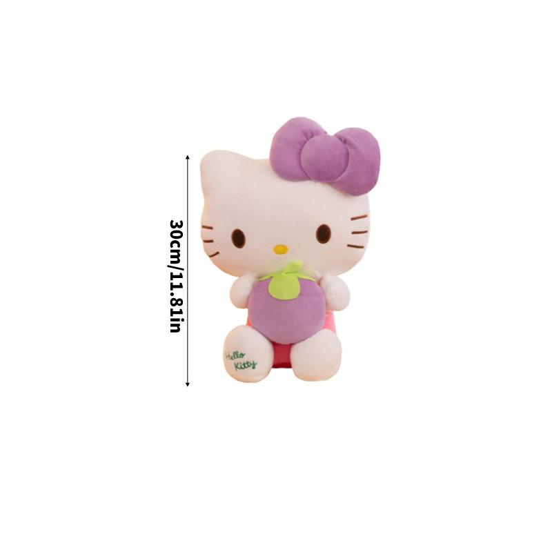 Cat Toy Plush Cartoon Fruitthemed Doll Strawberry Grape Design