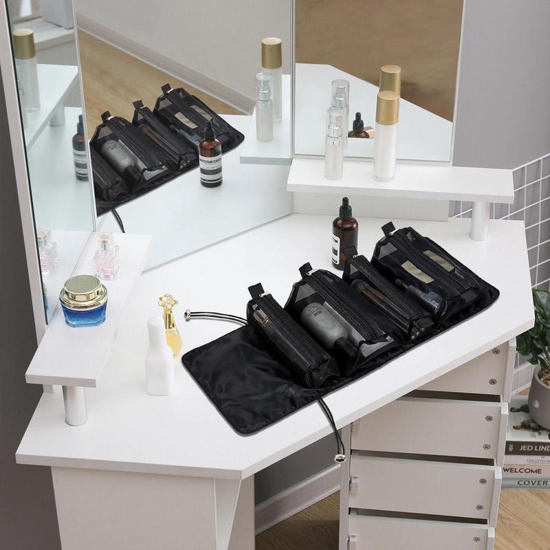 Roll Up Toiletry Bag Travel Toiletry Organizer Foldable Packing Organizers For Women Toiletries Case For Vacation Business Trips