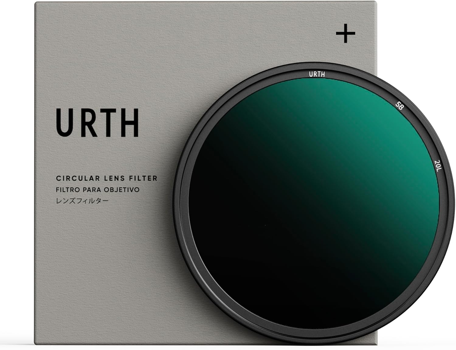

Urth 58mm ND1000 Lens Filter Fixed ND Lens Filter Transmission Nano Optical Glass (Plus+), 10-Stop (High / 20-Layer Coating)