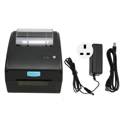 Tiskárna štítků 80mm USB Bluetooth termální tiskárna štítků pro logistiku, restaurace, jídlo s sebou 100‑240V UK