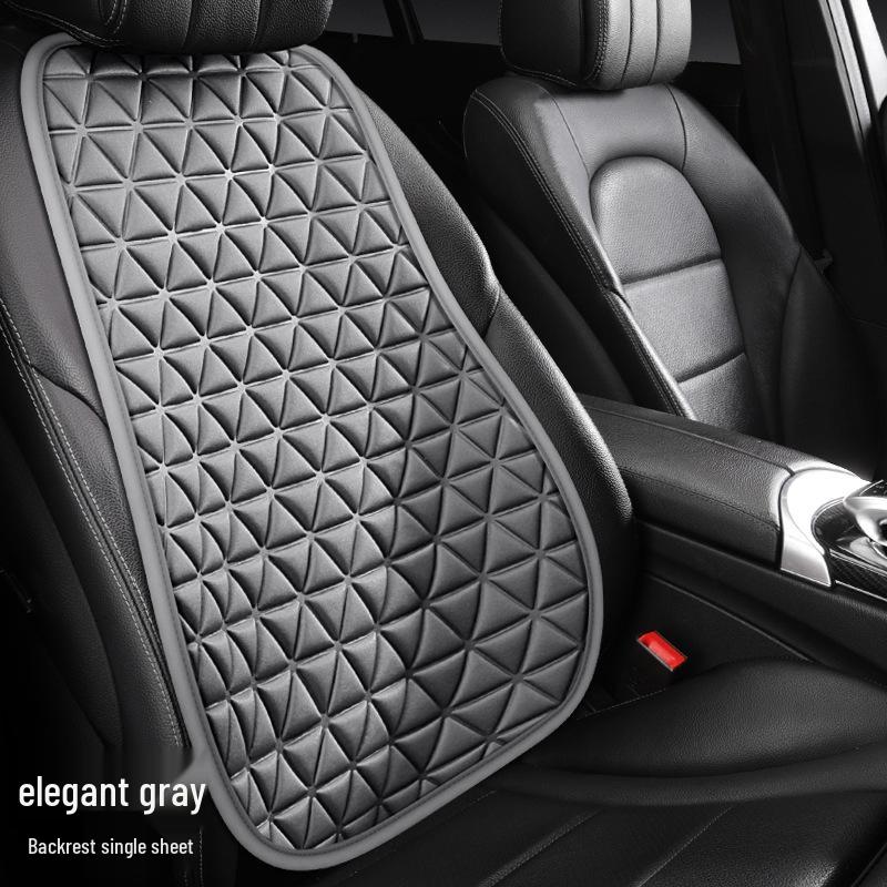 3D Fabric Car Seat Cushion Set - Breathable, Non-Slip, All Seasons, Suspended Style, Square Design.