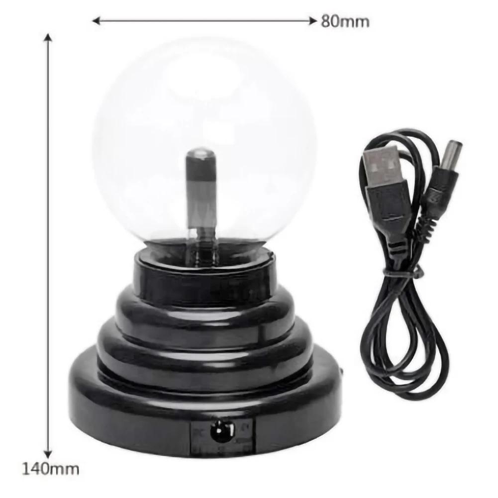 3/4/5/6/8 inch Magic Plasma Crystal Ball Touch Lamp LED Night Light Room Decoration Creative Birthday Christmas Gifts for Kids